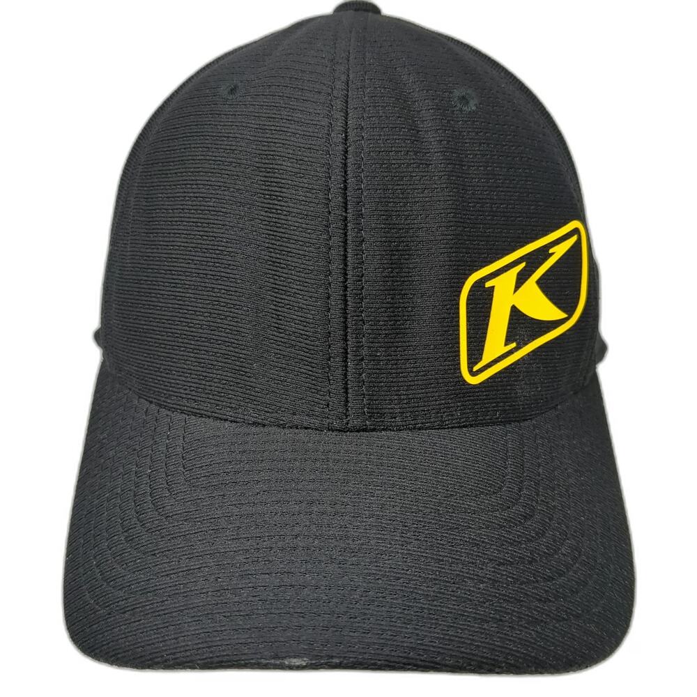 KLIM Baseball Cap Black M Performance Mesh Stretch Fit Logo Motorsports Hat